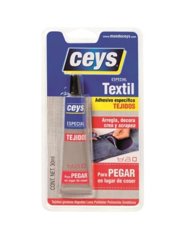 PEGAMENTO ADHESIVO ESPECIAL TEXTIL 30 ML CEYS