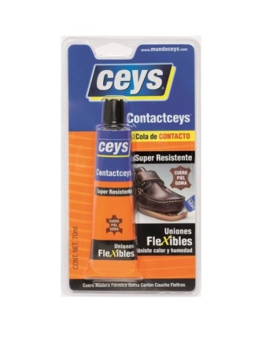 PEGAMENTO COLA DE CONTACTO CEYS STANDAR ZAPATERO BLISTER 70 ML