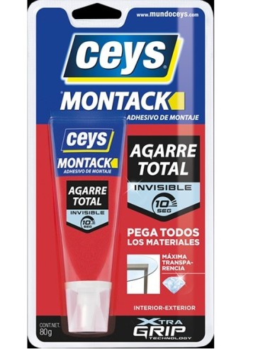 PEGAMENTO ADHESIVO MONTACK AGARRE TOTAL 100g CEYS