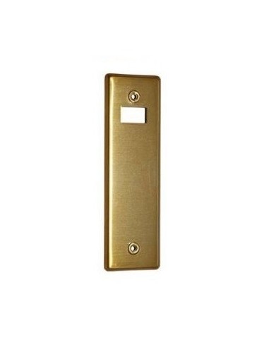 PLACA ANCHA ALUMINIO 0,5 DORADO