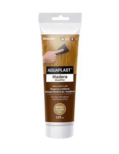 AGUAPLAST MADERA NOGAL CLARO TUBO 125ML