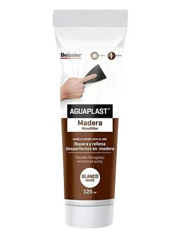 AGUAPLAST MADERA BLANCO TUBO 125ML