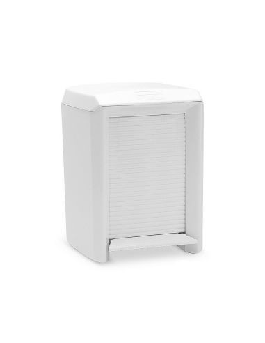 CUBO PAPELERA CON PEDAL BAÑO 7L OLYMPIA BLANCO