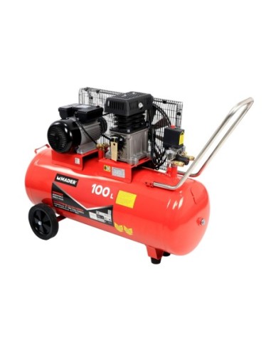 COMPRESOR DE AIRE CORREA 100L 3HP - MADER POWER TOOLS