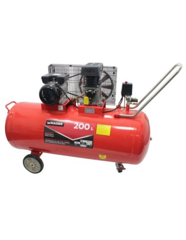 COMPRESOR DE AIRE CORREA 200L 3HP - MADER POWER TOOLS