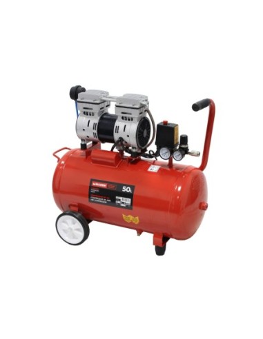 COMPRESOR DE AIRE, MONOBLOCO, 50L, 1HP, SILENCIOSO - MADER POWER TOOLS