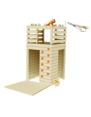 CASTILLO DE JUEGO INFANTIL MADERA KNIGHT