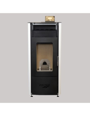 ESTUFA DE PELLET MODELOS CHLOE 8 KW COLOR BLANCO