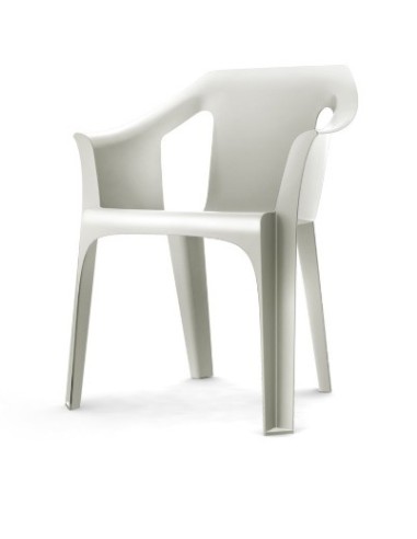 SILLA RESINA APILABLE COOL BLANCO