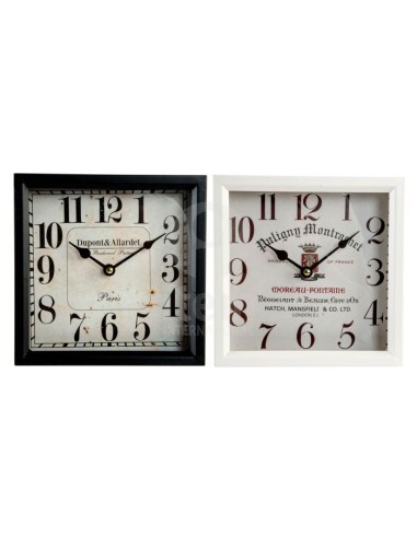 RELOJ MADERA 20X20 (2 COLORES) xxx