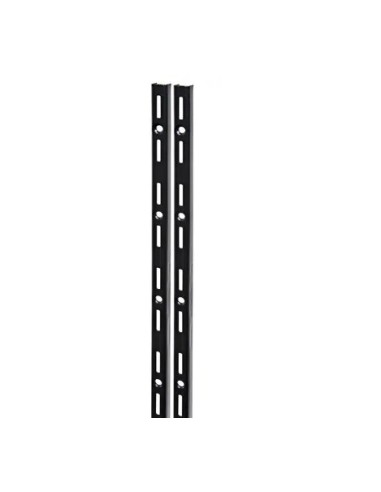 GUIAS ESTANTERIA SIMPLE NEGRA 150 CM