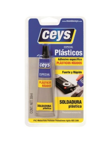 PEGAMENTO ADHESIVO PLASTICOS RIGIDOS 30 ML CEYS