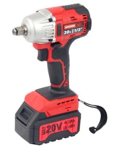 TALADRO IMPACTO SIN CORDÓN, 430NM, 20V, 1/2", 2 BATERÍAS - 430NM - MADER POWER TOOLS