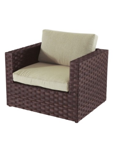 SILLON JARDIN RATAN SINTETICO PLANO MOD. BARBADOS