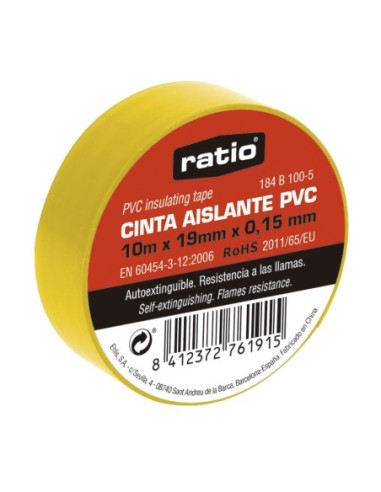 CINTA AISLANTE 19 MM X 20 METROS