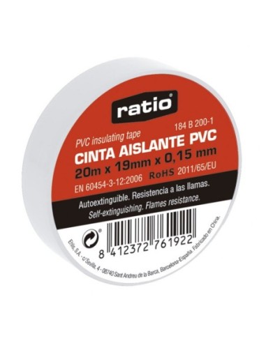 CINTA AISLANTE 19 MM X 20 METROS