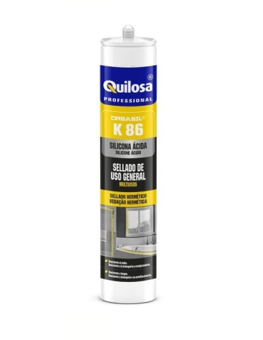 SILICONA ACIDA USO GENERAL K-86 CARTUCHO 300ML