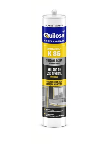 SILICONA ACIDA USO GENERAL K-86 CARTUCHO 300ML