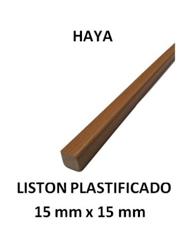 LISTONES PLASTIFICADOS VARIAS MEDIDAS Y COLORES