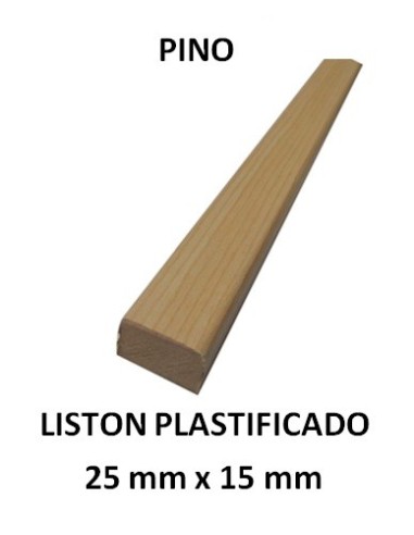 LISTONES PLASTIFICADOS VARIAS MEDIDAS Y COLORES