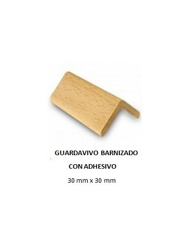 GUARDAVIVOS BARNIZADOS 3 x 3 CM