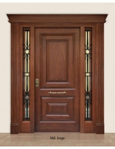 PUERTA DE CALLE MODELO JORGE 230 X 150 CM VARIOS ACABADOS