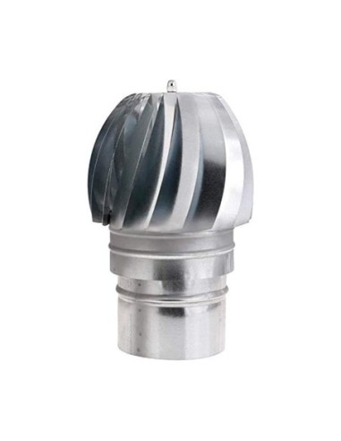 SOMBRERETE GIRATORIO GALVANIZADO 120MM PARA EXTRACCION DE HUMOS