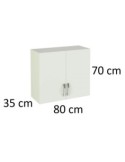 MUEBLE KIT COCINA COMPLETO BLANCO ALTO DE 80 CM DE ANCHO X 70 CM DE...