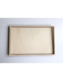 Bandeja chapa madera rectangular 195x295mm para epoxi - S...
