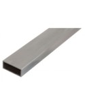 Tubo rectangular aluminio 30x15mm  plata 1m - Suinplas