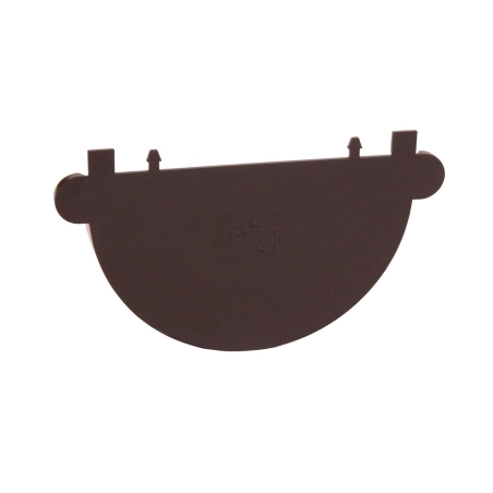 Tapa final canalon marron - Suinplas