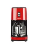 Cafetera de goteo roja  1,5l habitex - Suinplas