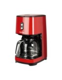 Cafetera de goteo roja  1,5l habitex - Suinplas