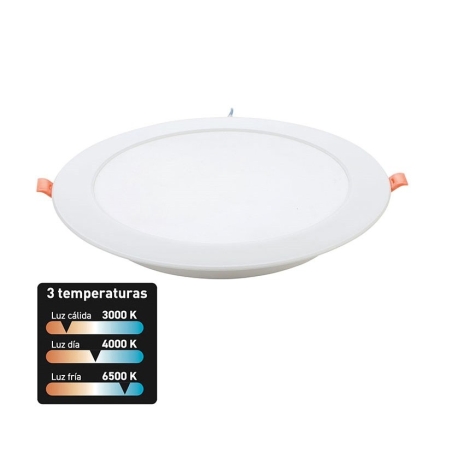 Downlight empotrable led redondo roma 3cct - Suinplas