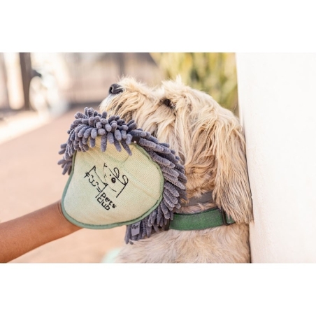 Manopla micrifiobra pets club verde - Suinplas