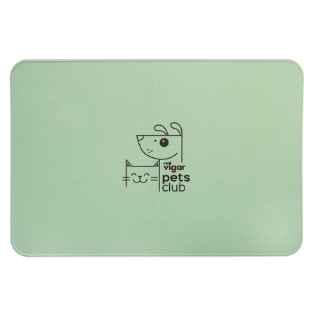 Alfombrilla  comedero  pets club verde - Suinplas