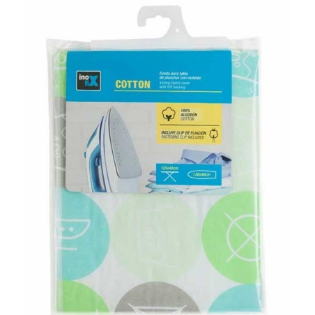 Funda plancha cotton 130x48 pictogramas - Suinplas