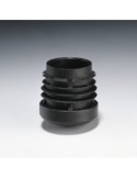 Conteras redonda interior 20mm negro  4ud - Suinplas