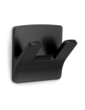 Percha resistente agua  doble negro - Suinplas