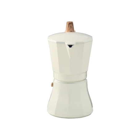 Cafetera aluminio inducción petra-crema. 9 tazas - Suinplas