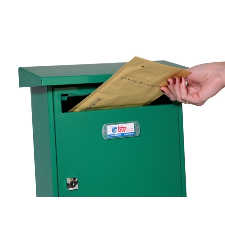 Buzon btv mod castillo-1 verde  - Suinplas