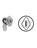 Cerradura buzon  rombo mercurio cromada @ - Suinplas