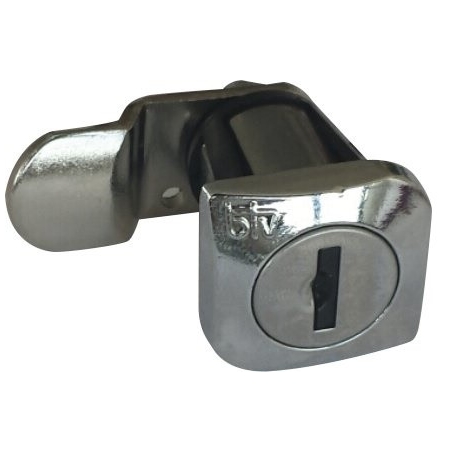 Cerradura buzon  cuadrado teide   cromada @ - Suinplas
