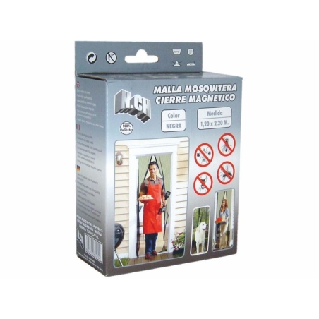 Malla mosquitera para puerta con  cierre magnetico - Suin...