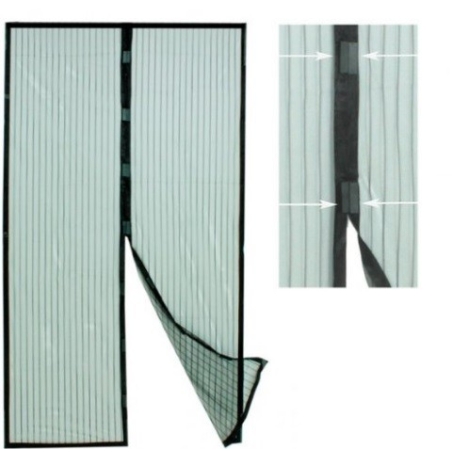 Malla mosquitera para puerta con  cierre magnetico - Suin...