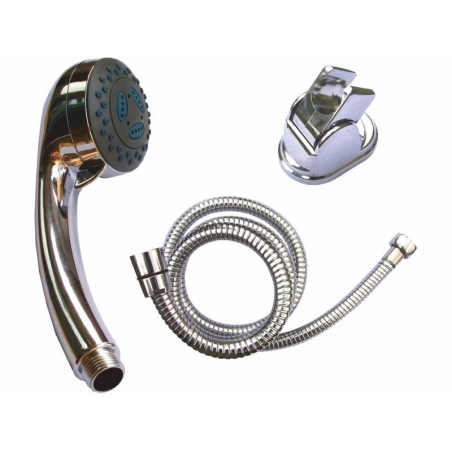 Conjunto ducha+ flexo+ soporte bresme - Suinplas