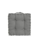 Cojin poliester 42x42x10 con asa gris - Suinplas