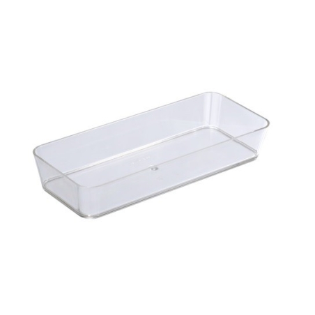 Cesta transparente  orden 24x10x4cm - Suinplas