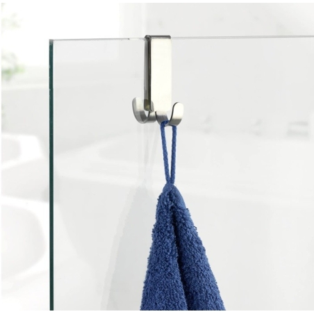 Percha mampara de ducha doble mod vieste inox - Suinplas