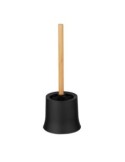 Escobillero basic bambu y negro serie bambusa - Suinplas